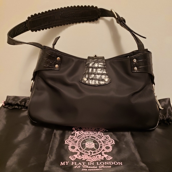 My Flat In London Black Shoulder Bag - Picture 2 of 13